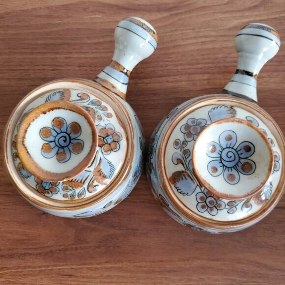 Ken Edwards Tonala personal casserole dish flowers, set of 2 El Palomar - Picture 3 of 8